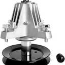 Replacement 918-06980 Spindle Fits for Cub Cad et 50" Deck Mower - Spindle Assembly Compatible with Troy Bilt Super Bronco 50 Mustang 50 ZTR, Cad RZT LX 50 Mower, with Grease Fitting，Replace 618-06980