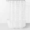 PEVA Shower Curtain with Rings Set White - Room Essentials™