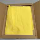 sancua Round Tablecloth - 60 Inch - Water Resistant Spill Proof Washable Polyester Table Cloth Decorative Fabric Table Cover for Dining Tables, Buffet Parties and Camping, Yellow