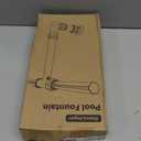 Pool Fountain for Above and In-Ground Pools, Dual Spray Waterfall Sprinkler Fountain, Above Ground Pool Accessories, Adjustable Waterfall Cooling and Relaxation