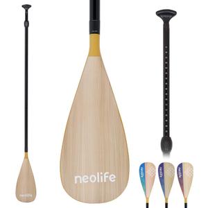 SUP Paddleboard Paddle, Adjustable Stand-Up Paddle Board Paddle | Premium Fiberglass Shaft and Enhanced PP Blade, 66-82" (170-210 cm)