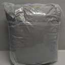 NTBAY Down Alternative Toddler Comforter, Lightweight and Warm Solid Color Baby Crib Quilted Blanket, 39x47 inches, Smoke Grey