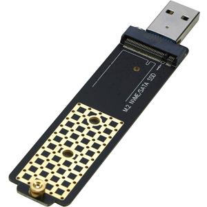 M.2 to USB Adapter, RIITOP NVMe to USB 3.1 Reader Card Compatible with Both NVMe (PCI-e) M Key SSD & (B+M Key SATA Based) NGFF SSD