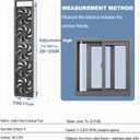 Vertical Windows Exhaust Fan Variable Speed for Sliding Windows, 29~35in