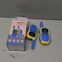 FOREDOM Rechargeable Walkie Talkies for Kids Walkie Talkies Long Range for Boy & Girl Age 3 to 12 Year Old Birthday Toys with Flashlight, 2 Pack (Blue)