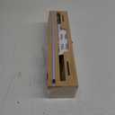 Allinside Magnetic Plastic Wrap Dispenser with Cutter and Labels, Aluminum Foil Holder, Wax Paper Storage Box for Refrigerator, Kitchen Bamboo Organizer Compatible with 12.9" Roll (1 Layer)