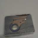 Fidget  Slider,  3D Printed  Fidget Toy Stress Relief Relax EDC Gyro Finger Toy Ring Fingertip Textured Fidget Spinner Flip ASMR ADHD 3+ (Sand Due Gold)