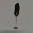 Bonsenkitchen Powerful Milk Frother for Coffee, Fast Handheld Drink Mixer with Stainless Steel Whisk, Battery Operated Hand Frother Stirrer Wand-Black