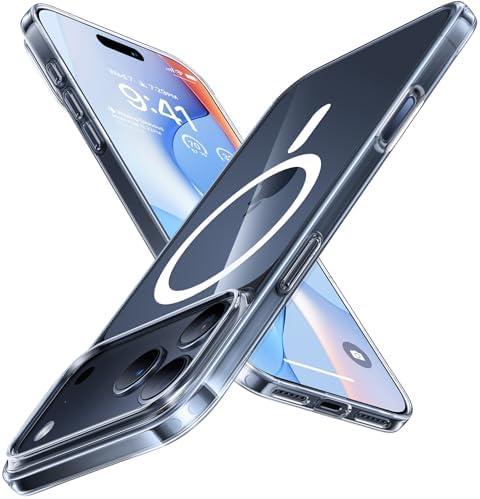 TORRAS Magnetic Slim-Fit for iPhone 17 PRO MAX Case, Ultra-Thin 17 ProMax Phone Case Compatible with MagSafe, Light Anti-Scratch Matte Hard PC Bayer 6.9 inch OriginFit, Clear