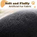 JOLLYVOGUE Dog Bed, Calming Anti-Anxiety Large Dog Bed, Fluffy Donut Cushion for Medium and Large Pets (30"/)