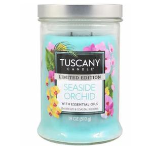 Tuscany® Limited Edition Scented Jar Candle Seaside Orchid, 18 oz