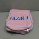 Aliceset Mahjong Rack Storage Bag 21 x 6.5 x 2 Inches Mahjong Gifts for Women Mah Jong Tile Bags with Zipper for Tiles and Pushers Rack Storage Bags Gifts Accessories(Only Bag)(Light Pink)