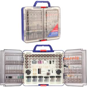 WORKPRO 476PCS Rotary Tool Accessories Kit, Rotary Tool Bits for Easy Cutting, Sanding, Grinding, Carving, Polishing, Drilling and Engraving