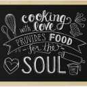 U Brands Chalkboard, 18" x 24" Inches, Light Birch Wood Frame (310U00-01)