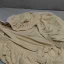 H.VERSAILTEX Super Stretch Individual Seat Cushion Covers Sofa Covers Couch Cushion Covers Slipcover Sets Thick Jacquard Textured Twill Fabric (1 Piece Loveseat Cushion Cover, Natural)