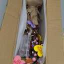 Lighted Valentine's Day Heart Candy Conversation Tree Tabletop Decorations Lighted Branches Artificial Branch Tree Hanging Heart Ornaments for Home Table Bedroom Indoor Party Wedding Decor