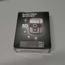 Electric Foil Shavers for Men: Mini Electric Razor, Foil Shaver for Face, IPX7 Waterproof Wet Dry Cordless Razor with 3 Floating Blades, LED Display for Travel & Home, USB Type C (Grey)