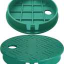 Sprinkler Valve Box Cover Irrigation Circular Valve Box Cover Lid 2 Pieces for Sprinkler Irrigation System Inner Diameter 5.5 inch