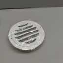 4" Round Soffit Vents White Stainless Steel Soffit Vents Wall/Ceiling Vent Cover with Mesh Screen for Bathroom, Dryer, & Attic4 Pack)