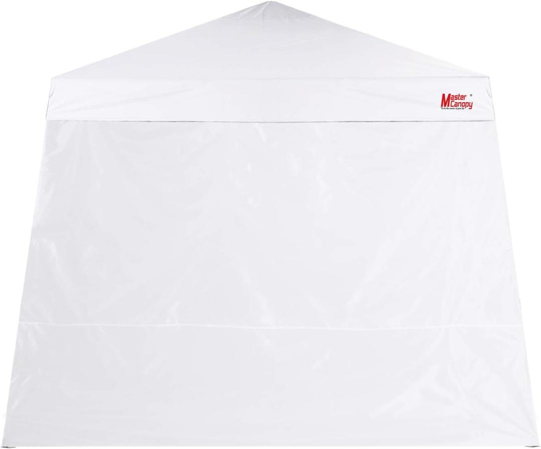 MASTERCANOPY SunWall Canopy Sidewall for 10x10 Slant Leg Canopy Tent, 1 Pack Sidewall Only (White)