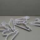 GoodtoU Baby Hangers, 60 Pack Baby Clothes Hangers for Closet Kids Plastic Hangers Toddler Infant Nursery Child Small Children (White)