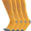 QBK Toddler Baseball Socks Youth Softball Tee Ball Kids Soccer Socks for Boy Girl 2 Pairs
