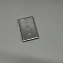 ENERLITES Toggle Light Switch Stainless Steel Wall Plate, Metal Plate Corrosive Resistant Cover for Rotary Dimmers Lights, Size 1-Gang 4.50"x 2.76", 7711, 430 Stainless Steel, UL Listed, Silver