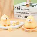 ZIFTY Squeeze Toys Handmade Duck Squishy Stress Chick Relief Toys with Accessories for Adults Relieving Fidget Toys Party Favors for Adults Birthday