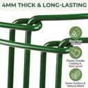 LEOBRO Plant Support, 8 PCS Peony Cages and Supports, Metal Plant Stakes, Plant Supports for Indoor Plants, Outdoor Plants, Monstera Hydrangea Support Cage, 10" W x 24" H