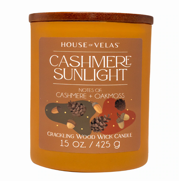 House of Velas Harvest Jar Candle Cashmere Sunlight