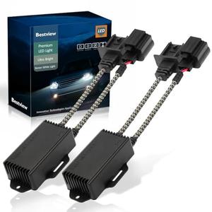 Bestview H13 9008 Canbus Decoder Kits Compatibility Anti Flickering Resistor Warning Canceler Pack of 2