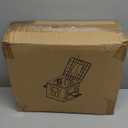 Collapsible Portable Toilet for Camping, Travel, Outdoor, Car, RV & Emergency Use, Potty with Paper Holder for Adults & Kids (Green)