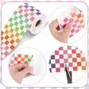 65 Feet Checkerboard Bulletin Board Border Pastel Checkered Straight Rolled Trim Classroom Bulletin Board Border Back to School Decoration for Classroom School Offices Walls Blackboard Decor