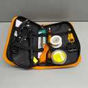 Soldering Iron Kit 80W LCD Adjustable Temperature 180-520 Solder Kit Electronics 13 in 1 Welding Tools with ON/OFF Switch, Solder Wire, Flux, 5 Soldering Tips, Desoldering Pump, Stand, Tweezers