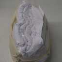 50 ft x 10 ft Wrinkle Free White Backdrop Curtain for Wedding Parties, Polyester Photo Backdrop Drapes for Baby Shower Birthday Party Backdrop Stand, Bulk Thick Background Curtains, 5x10FT 10 Panels