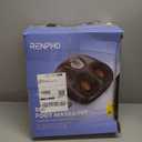 RENPHO Foot Massager Machine with Heat [2026 Upgraded], Shiatsu Foot Massager for Plantar Fasciitis, Birthday Gifts for Women Men, Cordless Control, FSA Eligible HSA Store Eligible Massager, Black