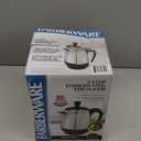 Farberware Electric Coffee Percolator, FCP240, Stainless Steel Basket, Automatic Keep Warm, No-Drip Spout, 4 Cup