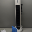 Windowless Portable Air Conditioner Ac Unit with Remote,37 Ventless Evaporative Air Cooler,Quiet Swamp Cooler for 4 Modes, Ductless Tower Fan For 12H Timer, Ice Packs for home White