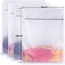 SUERIV Laundry Bags Mesh Wash Bags,delicate laundry bag for College,Dorm,Storage(16 x20 inch),4Pcs, Large