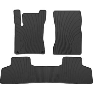 Car Floor Mats Custom Fit for Mercedez Benz GLB 250 200 35 AMG 2020-2025 Black Rubber All Weather Protection Auto Floor Liners Heavy Duty Odorless