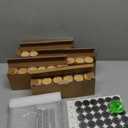 24 Spice Jars with Spice Drawer Organizer, 355 Spice Labels, 2 Pack Expandable From 11'' to 21'' Acrylic Spice Rack for Drawer, Seasoning Containers Storage Organization for Kitchen Cabinet Countertop