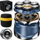 TLMUSE Head Shaver 7D, 2026 Upgraded Magnetic Head Shavers for Bald Men, IPX7 Waterproof Wet/ Dry Electric Razor Men, Rechargeable Shavers for Scalp/ Face/ Beard/ Body