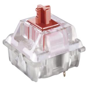 Cherry MX Key Switches for Mechanical Gaming Keyboards | Plate Mounted | MX1AL1NA (Cherry RGB Red, 120 Pcs)