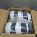 Set of 2 Outdoor High Back Chair Cushions 44"x 22",Water Repellent Rocking Seat Cushions Replacement, Seat/Back Chair Cushions for Patio, Porch, Balcony and Indoor - Cabana Navy