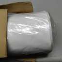 Crawl Space Vapor Barrier, 10 Mil White Vapor Barrier, 10' x 50', Thick Plastic Sheeting, Heavy Duty Polyethylene Film, Drop Cloth Covering for Crawlspace, Basement