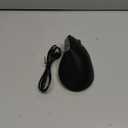 Nulea MD280 Ergonomic Vertical Wireless Mouse - Bluetooth & 2.4G Dual Mode, 4 Adjustable DPI 800/1200/1600/2400, Rechargeable, Silent Clicks, No Lag, 6 Buttons - Perfect for Laptop, Desktop Black