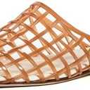 SUIARA Jelly Shoes for Women Jelly Mesh Flat Sandals Closed Toe Round Toe Slides Flats Slip on Summer Slippers Mules 11