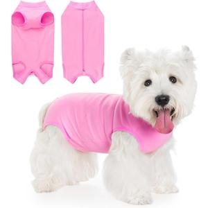 Coppthinktu Dog Surgery Recovery Suit for Dogs After Surgery Female, Dog Onesie Neuter Puppy Spay Shirts, Post-Op Bodysuit Pajamas Anti Licking Abdominal Wounds Cone Alternative