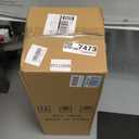 BEAMNOVA Outdoor Trash Can Black Indoor Stainless Steel Commercial Garbage Can Industrial Garbage Enclosure Inside Cabinet with Lid Waste Container, Black, 25 * 25 * 68 cm / 9.8 * 9.8 * 26.8 in