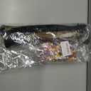 Whaline 1000Pcs Halloween Pony Beads with 100Pcs Chenille Stems Pipe Cleaners 7 Colors Fall Plastic Craft Focal Beads Bulk for Autumn Thanksgiving DIY Craft Necklace Bracelet Jewelry Making Supplies